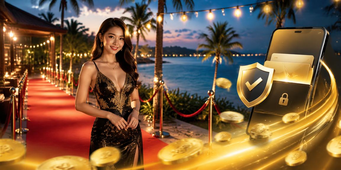 Permainan kad dan roulette di mudah alih tepi pantai Langkawi Malaysia